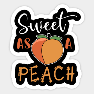 Peach Quote Funny Sticker